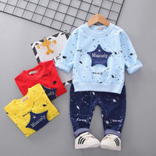 Load image into Gallery viewer, Kids Clothes Baby Boys Costume Star camouflage Tracksuit Tops Pants 2PCS Children Newborn Boy spring Outfits girls infantil Set - smilybee