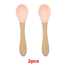 Load image into Gallery viewer, Baby Silicone Tableware Water Bowl Spoon Set - smilybee