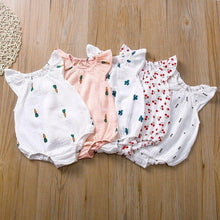 Load image into Gallery viewer, 0-24 M Newborn Baby Girls Summer Bodysuit - smilybee