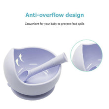 Load image into Gallery viewer, Baby Silicone Tableware Water Bowl Spoon Set - smilybee