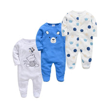 Load image into Gallery viewer, 3 pcs/lot Baby Long SleeveSoft Cotton Boys Clothes - smilybee