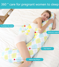 Load image into Gallery viewer, Multifunction Pregnancy Body Pillow H-Shaped Cotton - smilybee