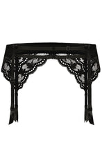 Load image into Gallery viewer, Roza Lagerta Suspender Belt Black