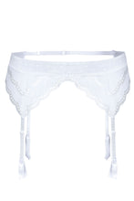 Load image into Gallery viewer, Roza Lagerta Suspender Belt White