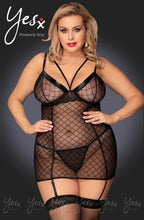 Load image into Gallery viewer, YesX YX954Q Black Chemise