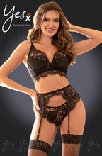 Load image into Gallery viewer, YesX YX987 Lingerie Set Black