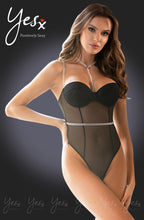 Load image into Gallery viewer, YesX YX992 Bodysuit Black