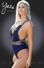Load image into Gallery viewer, YesX YX966 One Piece Swimsuit Navy