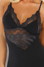 Load image into Gallery viewer, Beauty Night BN6480 Petra Chemise Set Black
