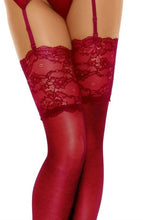 Load image into Gallery viewer, Beauty Night BN6543 Romance Stockings Cherry