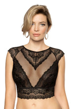 Load image into Gallery viewer, Roza Ellba Black Top