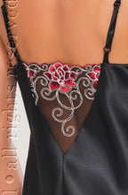 Load image into Gallery viewer, Irall Dakota Nightdress Black