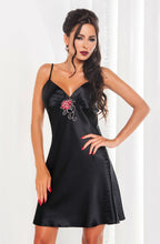 Load image into Gallery viewer, Irall Dakota Nightdress Black