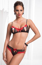 Load image into Gallery viewer, Irall Erotic Letizia Set Black/Red