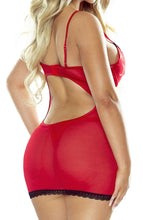 Load image into Gallery viewer, Solo Una Noche Chemise Red