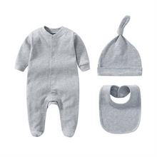 Load image into Gallery viewer, Personalized Newborn Bodysuit with Hat and Bib