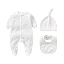 Load image into Gallery viewer, Personalized Newborn Bodysuit with Hat and Bib