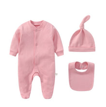 Load image into Gallery viewer, Personalized Newborn Bodysuit with Hat and Bib