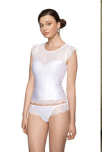 Load image into Gallery viewer, Roza Erii White THONG