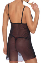 Load image into Gallery viewer, Roza Rufina Chemise Black