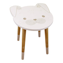 Load image into Gallery viewer, Baby Bear Wooden Side Table, Rabbit Design