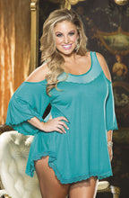 Load image into Gallery viewer, Shirley of Hollywood X3257 Sleepshirt Teal