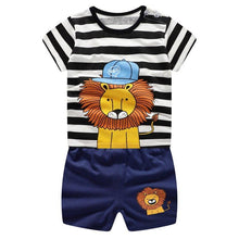 Load image into Gallery viewer, 2pcs Baby Boys Clothing Sets Summer Cotton - smilybee
