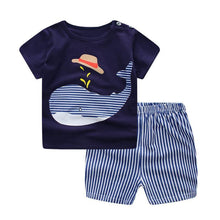 Load image into Gallery viewer, 2pcs Baby Boys Clothing Sets Summer Cotton - smilybee
