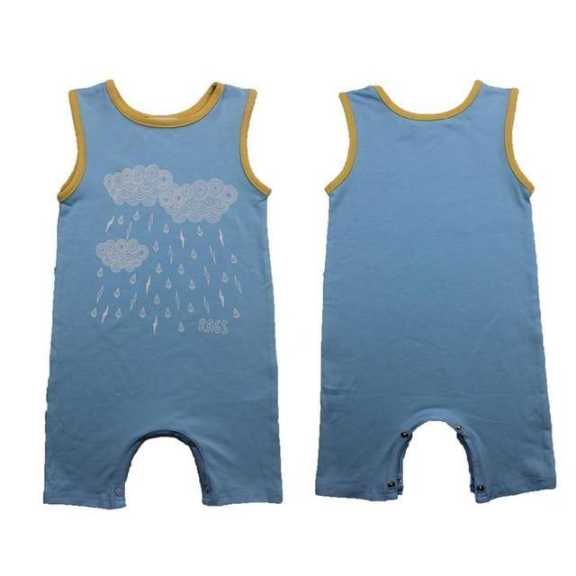 Baby Boys Romper Girls Summer Sleeveless Jumpsuit Cactus Letter Printing Infant Newborn Clothes Tiny Cottons Rompers - smilybee