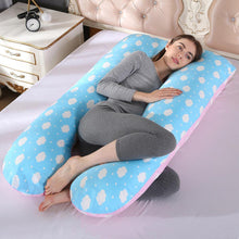 Load image into Gallery viewer, Comfortable Multicolour Full Body Maternity Pillow U-Shaped - smilybee
