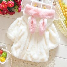 Load image into Gallery viewer, Beautiful bunny cloak baby Girl up to 1.5 years. - smilybee
