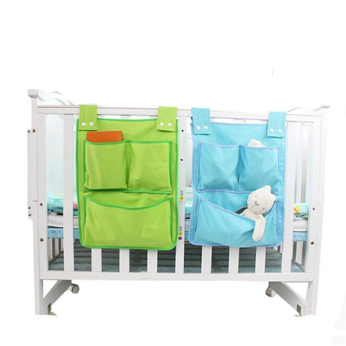 Nursery Hanging Storage Bag Baby Crib Organizer - smilybee