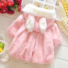 Load image into Gallery viewer, Beautiful bunny cloak baby Girl up to 1.5 years. - smilybee
