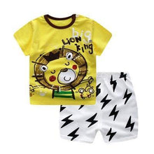 Load image into Gallery viewer, 2pcs Baby Boys Clothing Sets Summer Cotton - smilybee
