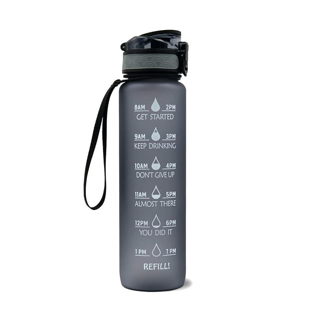 Sport Water Bottles Portable Gym Anti-fall Leak-proof Large Capacity Fitness Kettle Tritan Plastic Drink Bottle BPA Free - smilybee