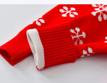 Load image into Gallery viewer, Kids Dresses For Girls Long Sleeve Deer Snowflake Print Dress New Year Costume Princess Dress Kids Christmas Clothes
