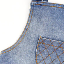 Load image into Gallery viewer, Summer Lace Denim Patch Baby Girl Dress - smilybee
