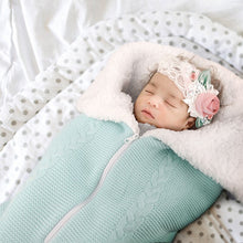 Load image into Gallery viewer, Newborn Winter Warm Infant Swaddle Wrap Swaddling Stroller Sleeping Bag
