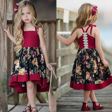 Load image into Gallery viewer, Toddler Baby Girls Sleeveless Dress Party Princess Floral Sundress Outfit
