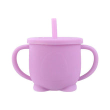 Load image into Gallery viewer, Baby Sippy Feeding Cups silicone - smilybee
