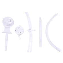 Load image into Gallery viewer, White Mobile Rattles Bracket Set Crib - smilybee
