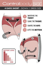 Load image into Gallery viewer, Control Body 410493 Shaping Short Nero
