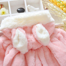 Load image into Gallery viewer, Beautiful bunny cloak baby Girl up to 1.5 years. - smilybee
