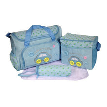 Load image into Gallery viewer, 4 Pieces/Set Large Capacity Fashion Baby Diaper Bag Set - smilybee
