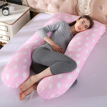 Load image into Gallery viewer, Comfortable Multicolour Full Body Maternity Pillow U-Shaped - smilybee
