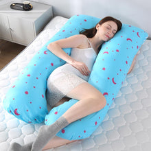 Load image into Gallery viewer, Comfortable Multicolour Full Body Maternity Pillow U-Shaped - smilybee
