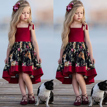 Load image into Gallery viewer, Toddler Baby Girls Sleeveless Dress Party Princess Floral Sundress Outfit
