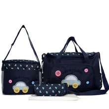 Load image into Gallery viewer, 4 Pieces/Set Large Capacity Fashion Baby Diaper Bag Set - smilybee
