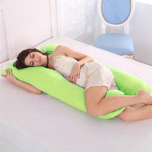 Load image into Gallery viewer, Comfortable Multicolour Full Body Maternity Pillow U-Shaped - smilybee
