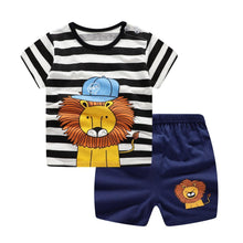 Load image into Gallery viewer, 2pcs Baby Boys Clothing Sets Summer Cotton - smilybee
